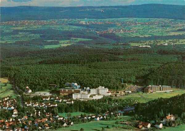 Langensteinbach Karlsbad Karlsruhe BW Fliegeraufnahme mit Suedwestdeutsches Reha