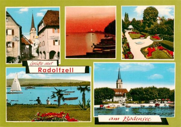 Radolfzell Bodensee Kirche Stadtgarten Strand Panorama