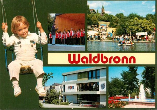 Waldbronn Albtal Kurkonzert Park Gondelteich Rathaus Brunnen
