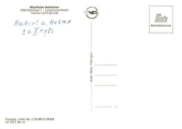 Langensteinbach Karlsbad Karlsruhe BW Fliegeraufnahme mit Bibelheim Bethanien – Bild 2