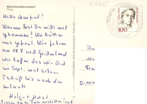 Muenchenbernsdorf Ortsansicht – Bild 2