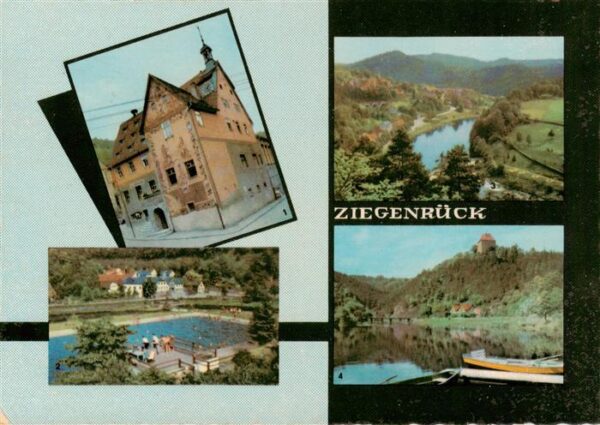 Ziegenrueck Saale Thueringen Rathaus Bad Saale Jugendherberge Theo Neubauer