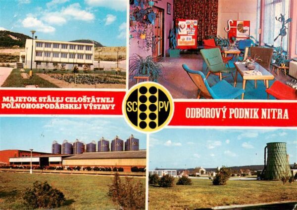 Nitra Slovakia Kulturna miestnosi Pohlad na pinomechanizovanu farmu dojnic Janik
