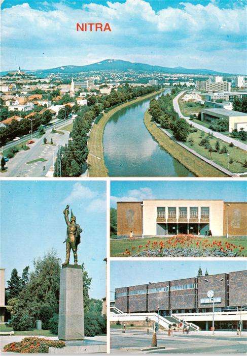 Nitra Slovakia Celkovy pohlad Pomnik Sovietskej armady Park kultury a oddychu Pr