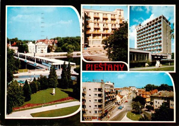 Piestany Pistian Poestyen SK Kolonadovy most Liecebny dom Jalta Interhotel magno