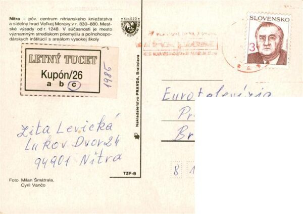 Nitra Slovakia Hrad Velkej Moravy Mestske vysady V sucasnosti je mesto vyznamnym – Bild 2