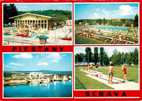 Piestany Pistian Poestyen SK Restauracia Kupalisko Lodenica Minigolf