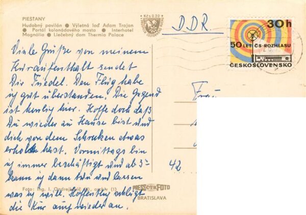 Piestany Pistian Poestyen SK Hudobny pavilon Vyletna lod Adam Trajan Portal kolo – Bild 2