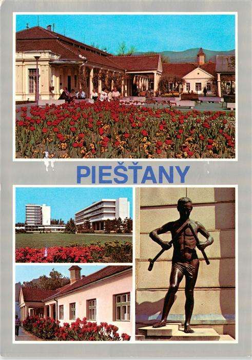 Piestany Pistian Poestyen SK mesto a kupele v udoli Vahu po vybezkami Povazskeho