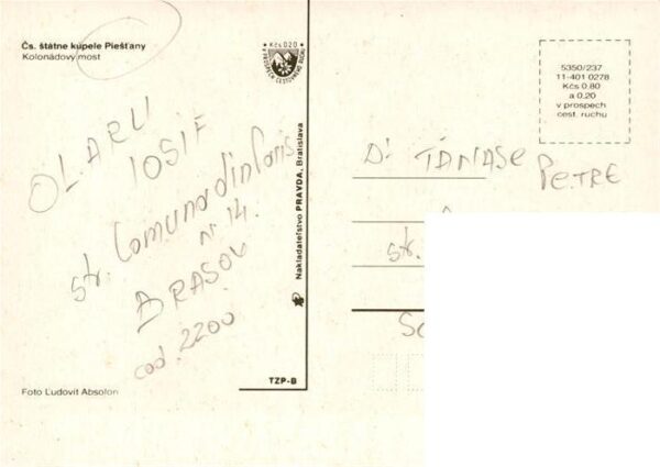 Piestany Pistian Poestyen SK Kolonadovy most – Bild 2