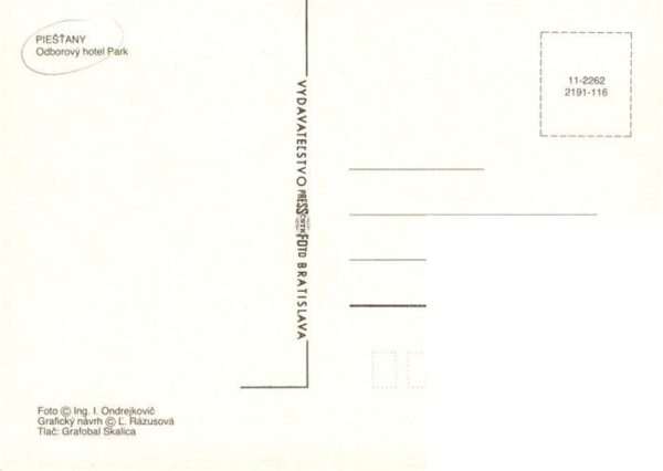 Piestany Pistian Poestyen SK Odborovy hotel Park – Bild 2