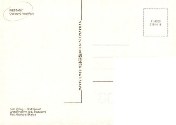Piestany Pistian Poestyen SK Odborovy hotel Park – Bild 2