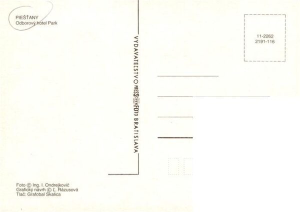Piestany Pistian Poestyen SK Odborovy hotel Park – Bild 2