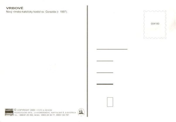 Vrbove Slovakia Novy rimsko katolicky kostol sv Gorazda – Bild 2
