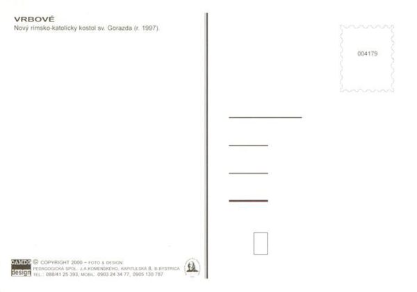 Vrbove Slovakia Novy rimsko katolicky kostol sv Gorazda – Bild 2