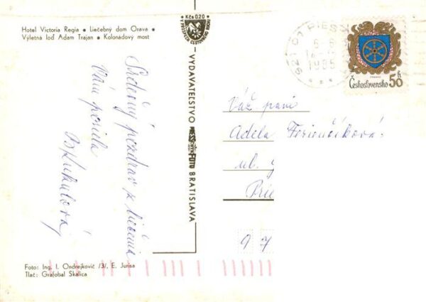 Piestany Pistian Poestyen SK Hotel Victoria Regie Liecebny dom Orava Vyletna lad – Bild 2