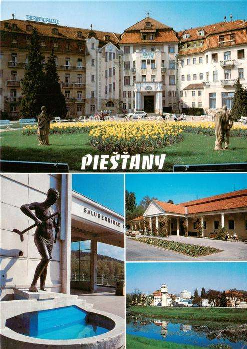 Piestany Pistian Poestyen SK Thermia Palace Socha barlolamaca Napoleonske kupele