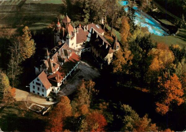 Grossreifling Steiermark AT Schloss Kassegg Fliegeraufnahme