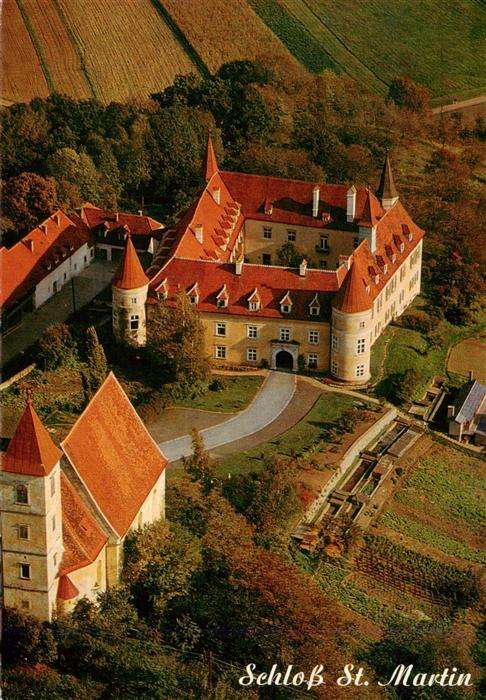 Graz  Steiermark AT Schloss St Martin Fliegeraufnahme