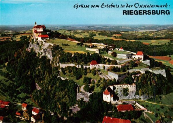 Riegersburg Fliegeraufnahme mit Schloss Riegersburg