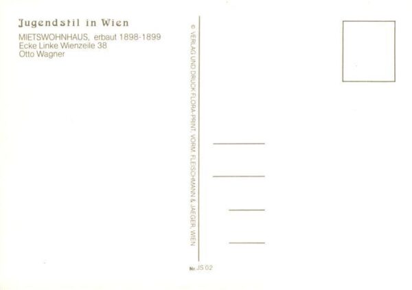 Wien AT Mietswohnhaus Jugendstil – Bild 2