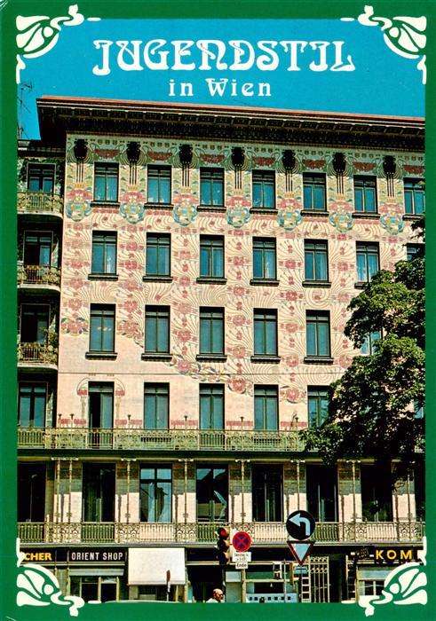 Wien AT Majolika Haus Jugendstil