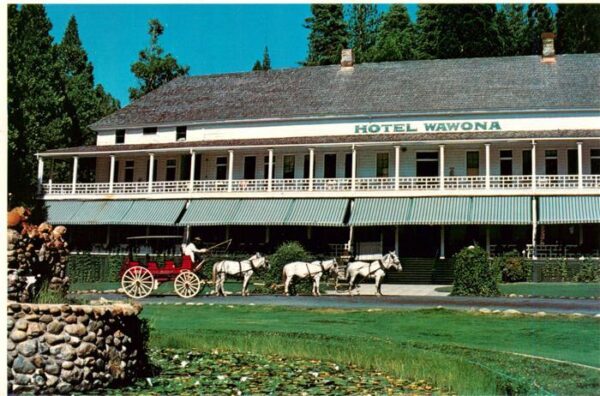 Yosemite Valley Yosemite-National Park California USA Hotel Wawona Pferdekutsche