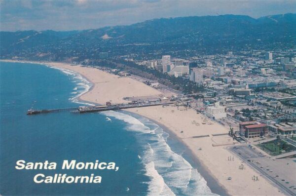 Santa Monica California USA Fliegeraufnahme