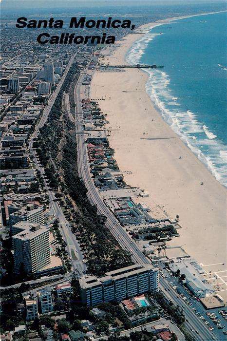Santa Monica California USA Fliegeraufnahme