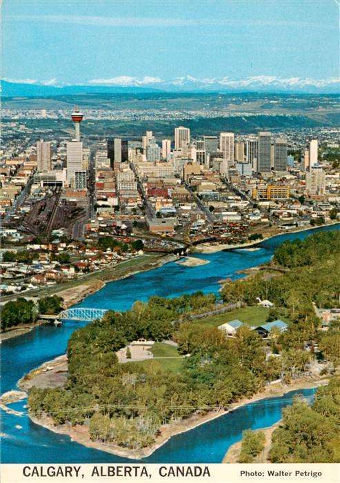 Calgary Alberta Canada Vue from Calgary Zoo