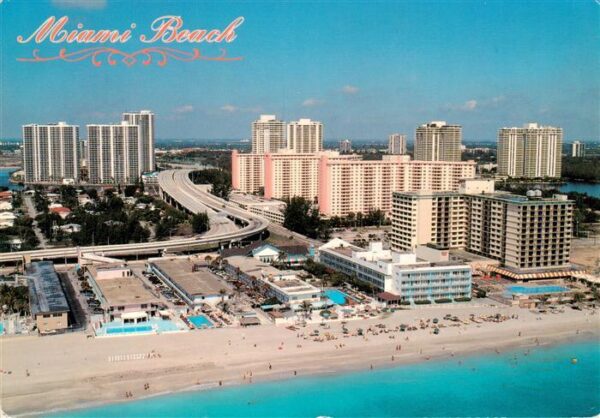 Miami Beach Fliegeraufnahme