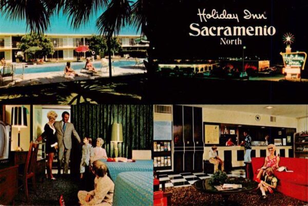 Sacramento California Holiday Inn Pool Gastraeume Rezeption