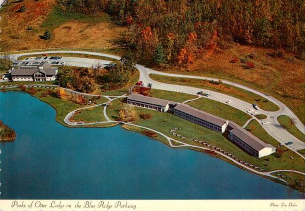Charlotte North Carolina USA Peaks of Otter Lodge and the Blue Ridge Parkway Aer