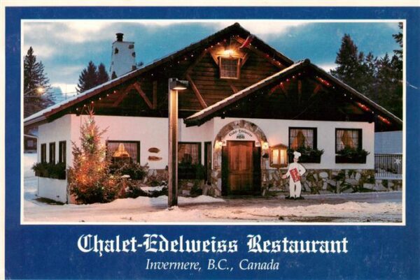Invermere British Columbia Canada Chalet Edelweiss Restaurant
