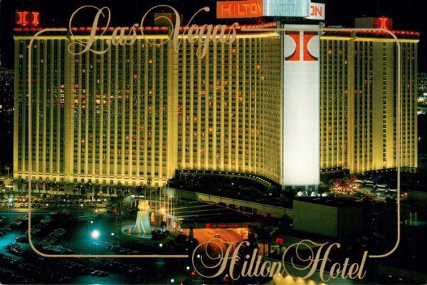 Las Vegas Nevada Hilton Hotel bei Nacht