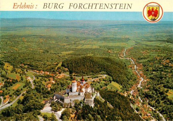 Forchtenstein Burgenland AT Fliegeraufnahme Burg Forchtenstein