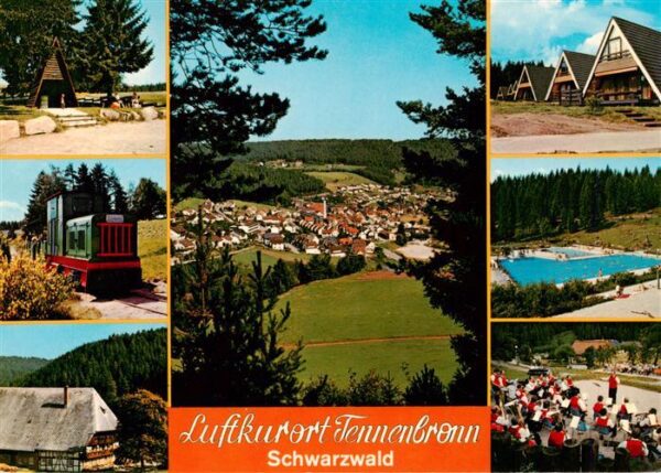 Tennenbronn Ferienpark Tennenbronn Bungalowdorf Panorama Schwimmbad Lok Kurkonze