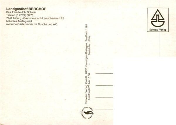 Leutschenbach Gremmelsbach Triberg Landgasthof Berghof Gastraeume – Bild 2