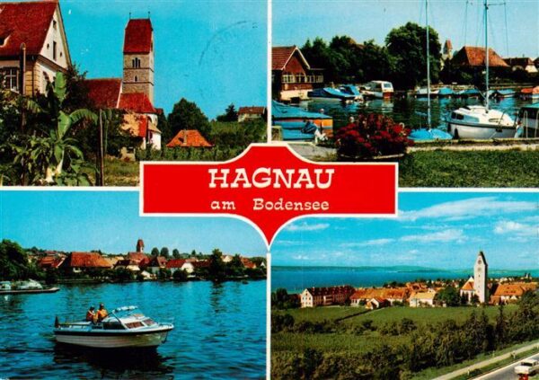 Hagnau Bodensee Kirche Yachthafen Seepartien