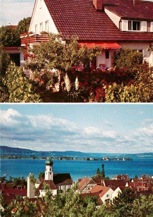 Allensbach Bodensee Haus Paula Froehlich Kirche Seepartie