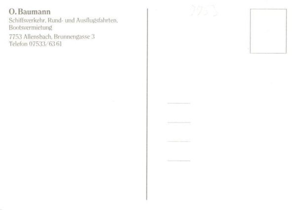 Allensbach Bodensee Teilansicht Ausflugsdampfer Alet – Bild 2