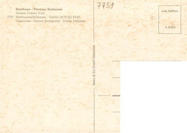 Wallhausen Bodensee Gasthaus Pension Bodensee – Bild 2