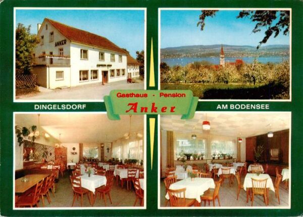 Dingelsdorf Konstanz Bodensee Gasthaus Pension Anker Kirche Gastraeume