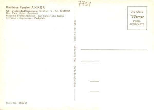 Dingelsdorf Konstanz Bodensee Gasthaus Pension Anker Kirche Gastraeume – Bild 2