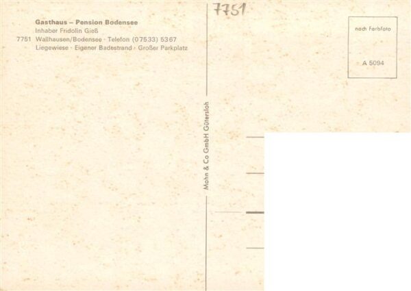 Wallhausen Bodensee Gasthaus Pension Bodensee – Bild 2