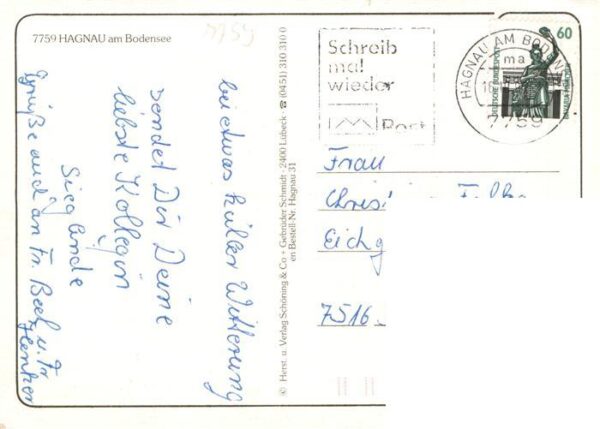 Hagnau Bodensee Panorama Gasthaus Hafenstrasse Park – Bild 2