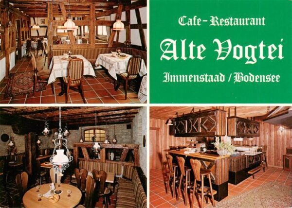Immenstaad Bodensee Cafe Restaurant Alte Vogtei Gastraeume Bar