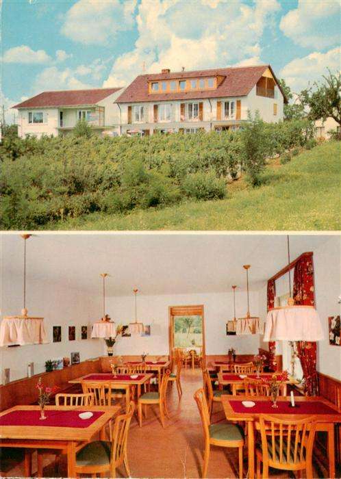 Immenstaad Bodensee Pension Haus Roehrenbach Gastraum