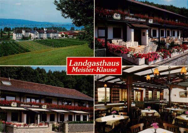 Hegne Konstanz Landgasthaus Meister Klause Gastraum Terrasse
