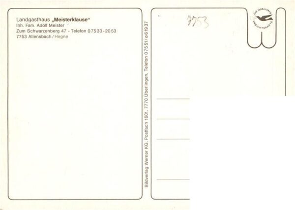 Hegne Konstanz Landgasthaus Meister Klause Gastraum Terrasse – Bild 2